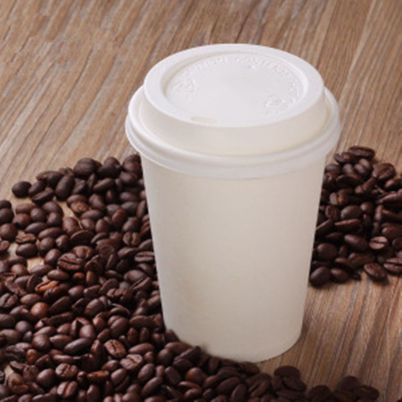 disposable kraft paper coffee cup wholesales with lid