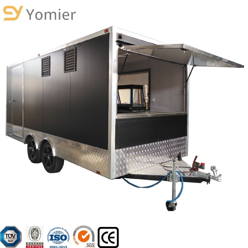 China Mobile Fast Food Truck, Hot Dog Cart, Ice Cream Trailer
