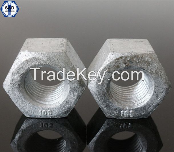 ASTM A563 Heavy hex nuts