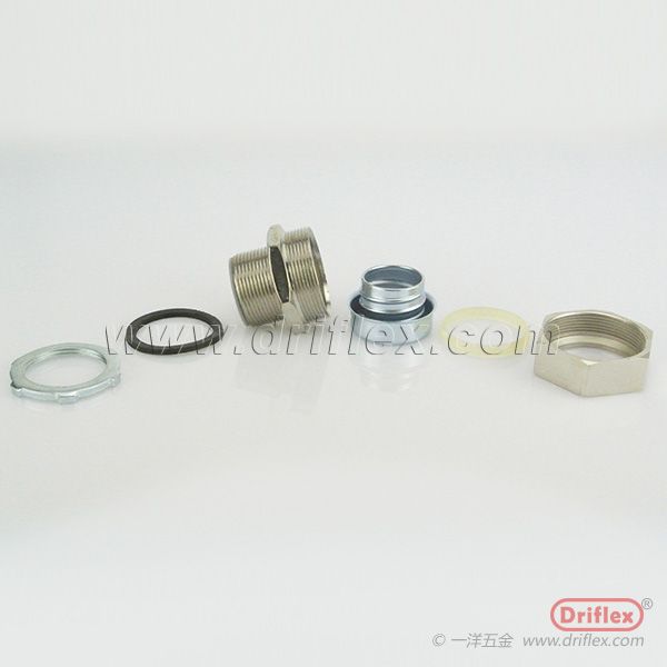 electrical flexible conduit nickel plated brass connector