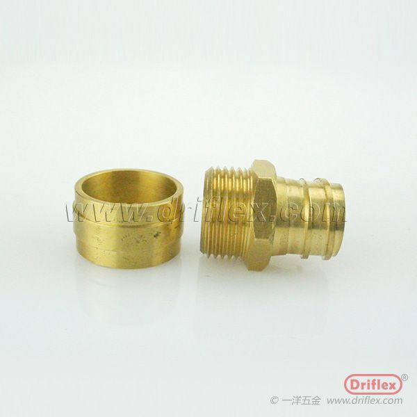 flexible conduit brass connector fix type