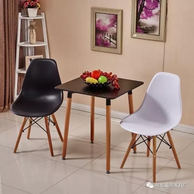 Wholesale cheap good quality Scandinavian look Nordic style table and chair used for restaurant chairs