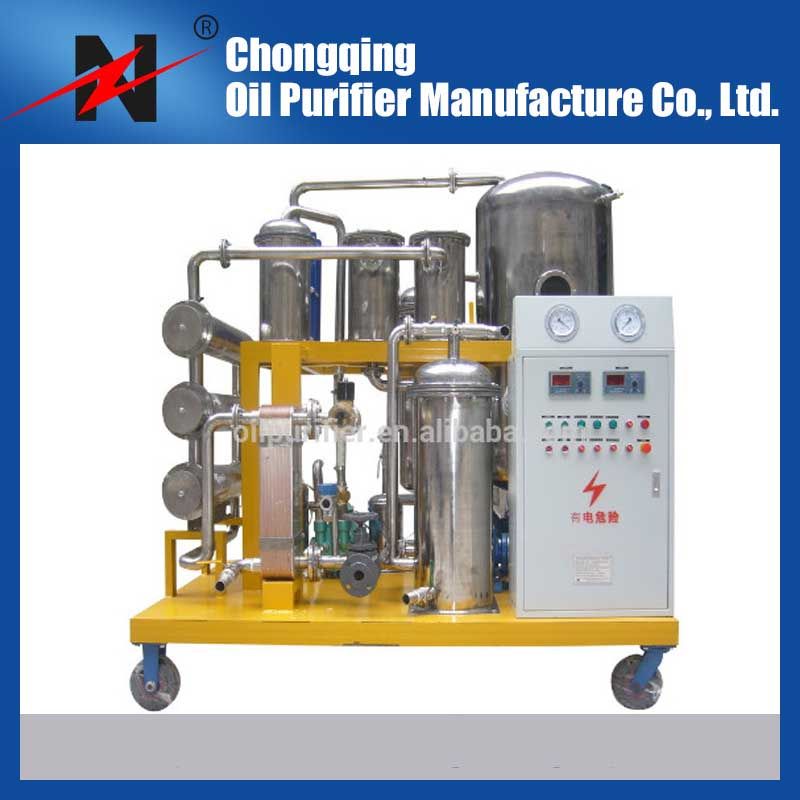 Best Quality Vacuum Vegetable Oil Refining Machine COP Made of Stainless Steel