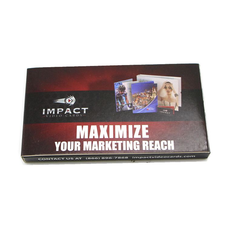 Unique Product Digital Mini Video Name Card With 2.4 inch LCD Screen For Business Promotion