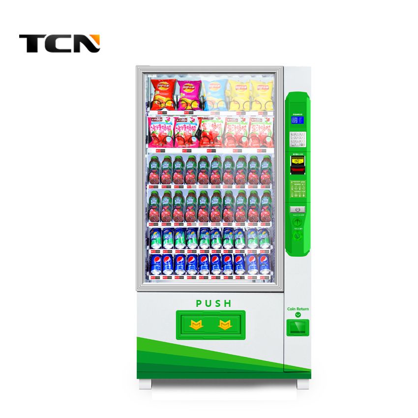 TCN automatic self snack drink vending machine manufacturer