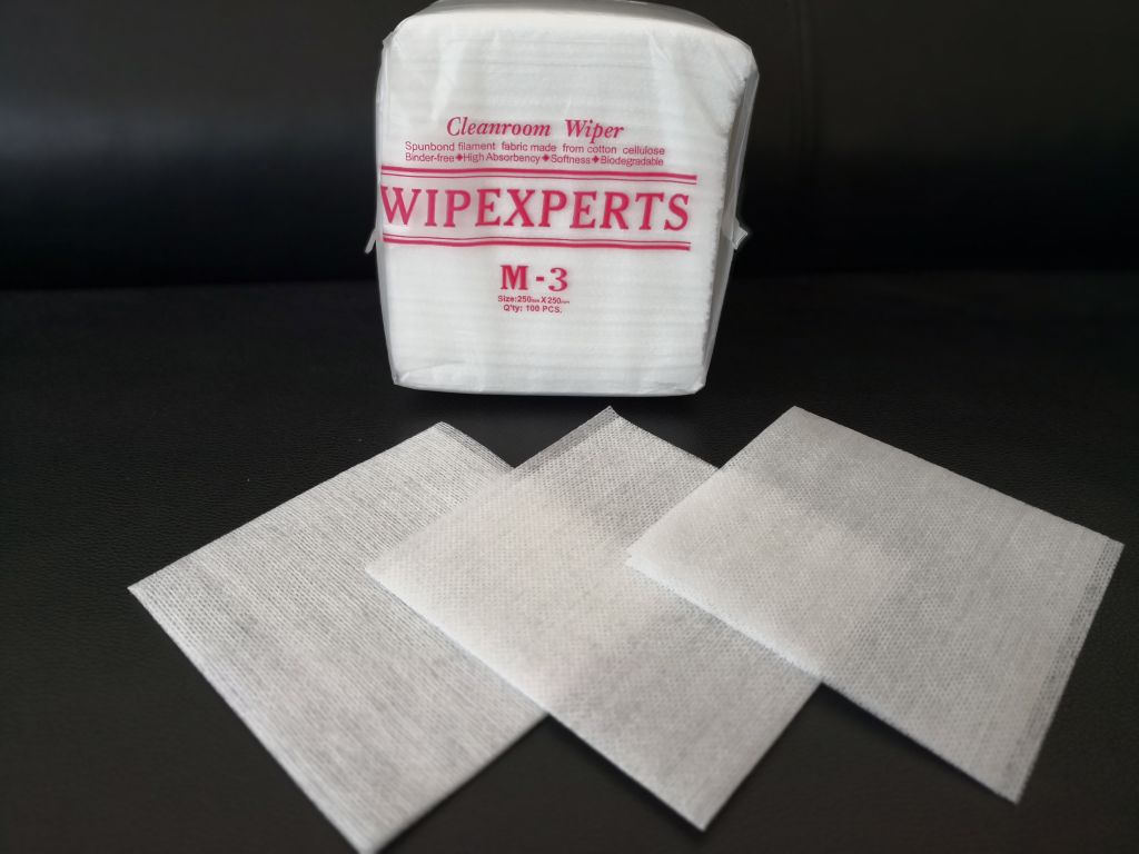 M-3 Lint Free Compact Viscose Polyester Cleanroom Cleaning Paper Cloth