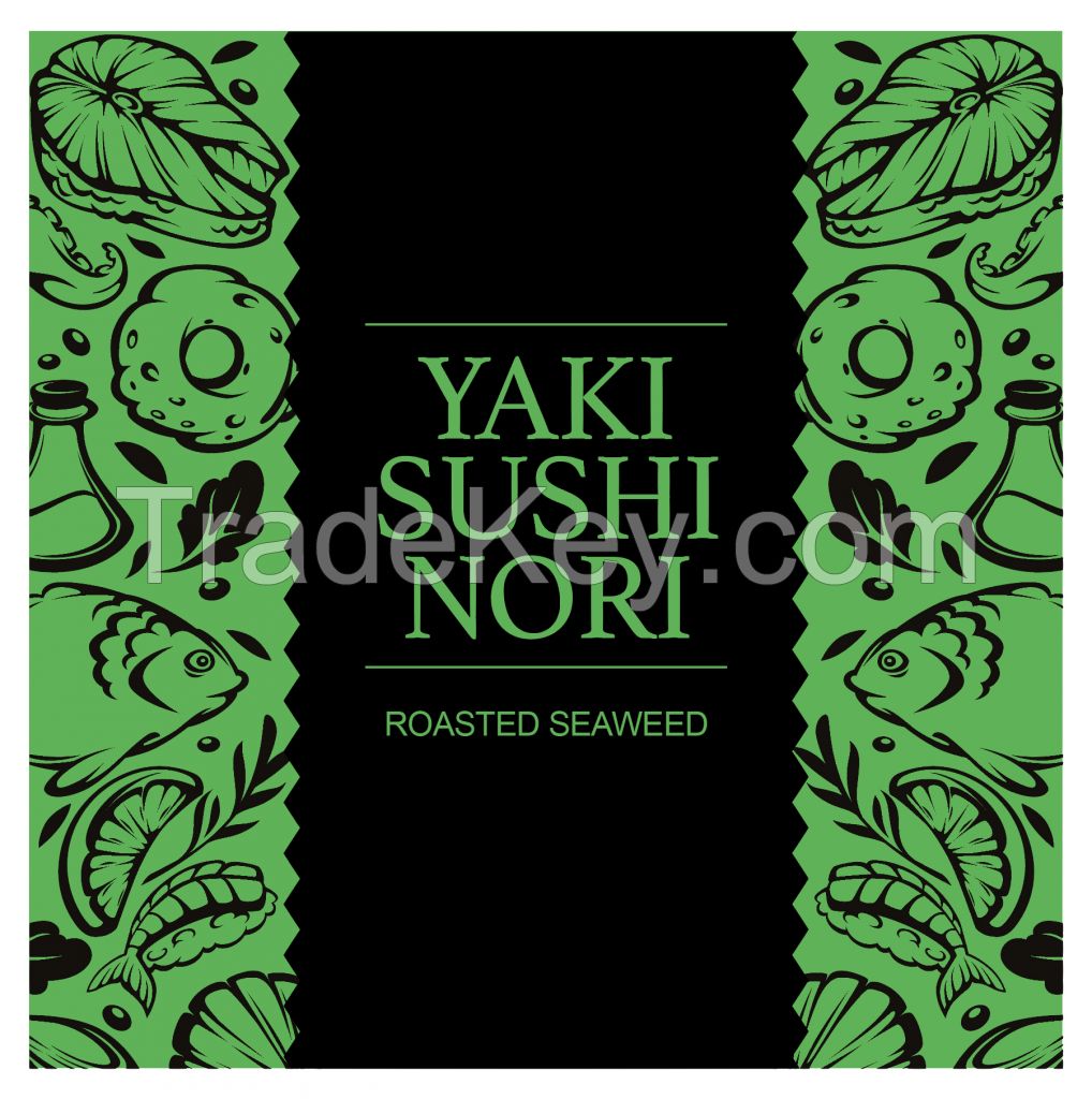 Yaki sushi nori seaweed(115g) 50sheets