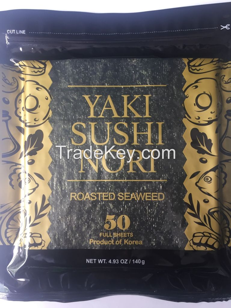 Yaki sushi nori seaweed(140g) 50sheets