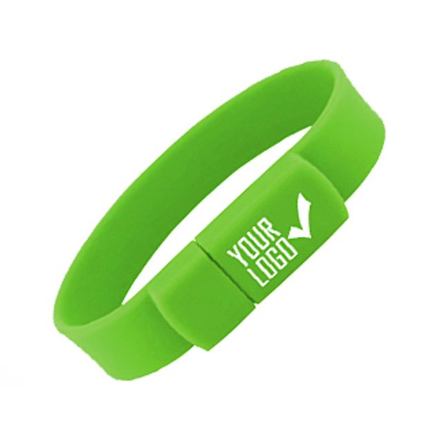 Trade Show Giveaways Wristband USB Memory Stick with Logo Imprint