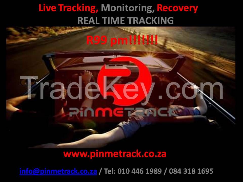 24 Hour Real Time Live Tracking, Monitoring and Recovery.