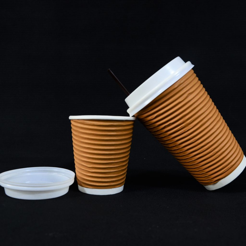 Custom made take away biodegradable PLA coffee disposable paper cups