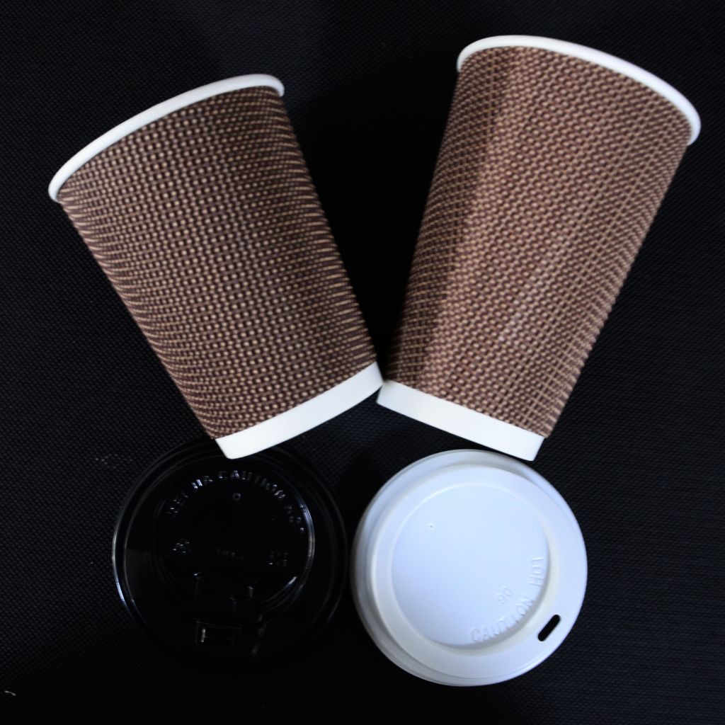 Custom made take away biodegradable PLA coffee disposable paper cups