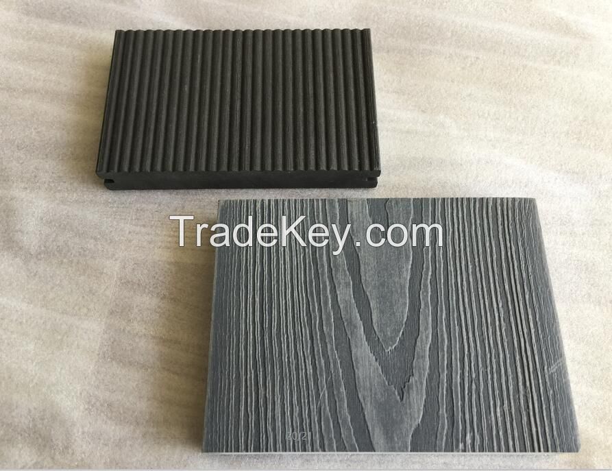 Solid Decking Boards 140x35mm Embossment  WPC Decking
