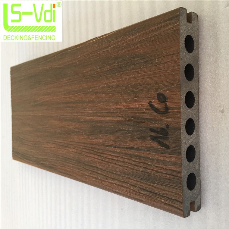 UV-resistant wood plastic composite lumber garden supply wpc decking floor wpc wood floor 140*22mm