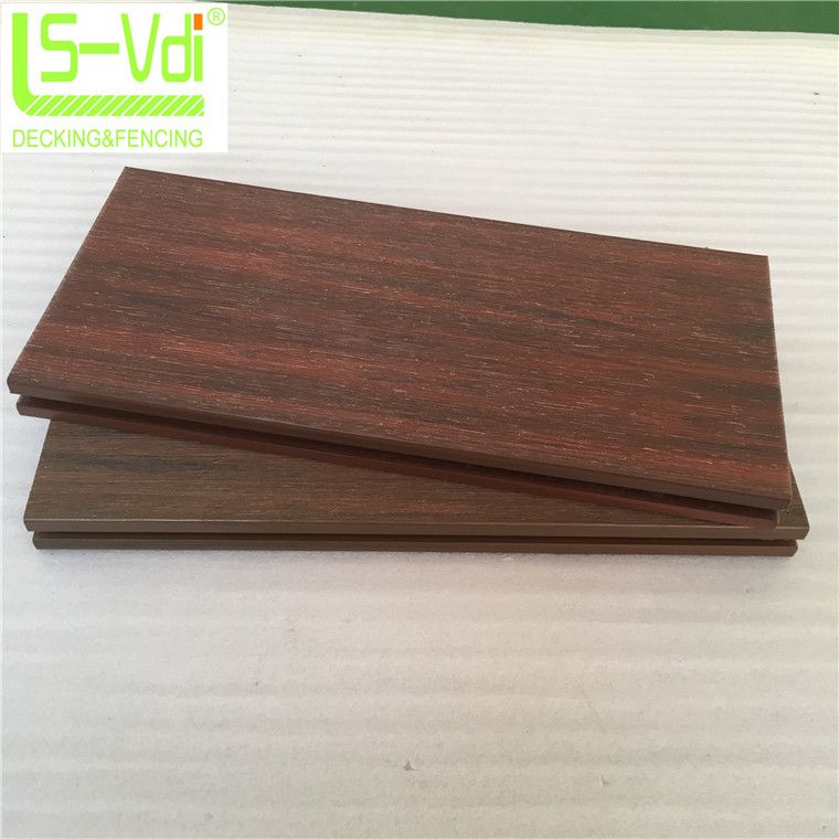 Surface PE shielded wood plastic composited floor outdoor wpc flooring wooden wpc panel