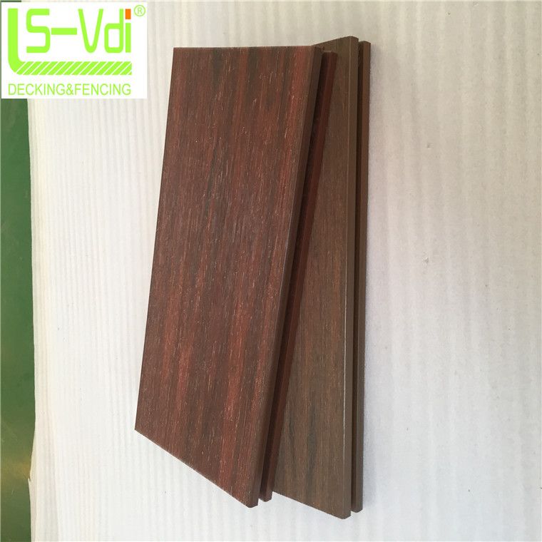 Surface PE shielded wood plastic composited floor outdoor wpc flooring wooden wpc panel