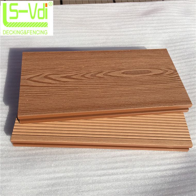 Outdoor wood plastic decking composite flooring wooden deck tile floor