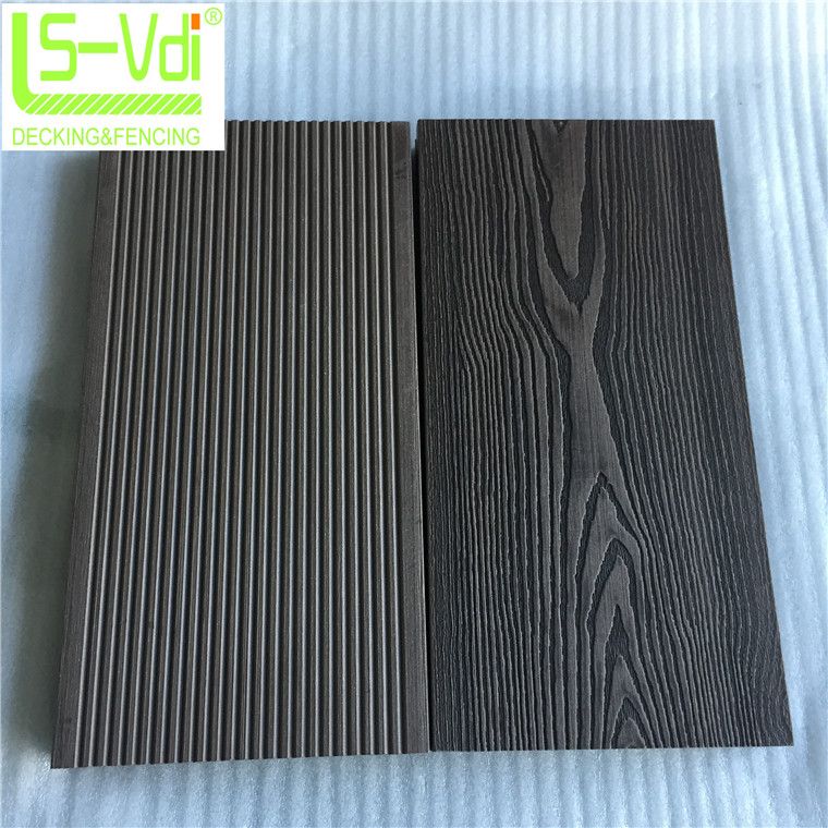 UV Proof wpc tiles floor wood flooring wood plastic composite decking for terrace