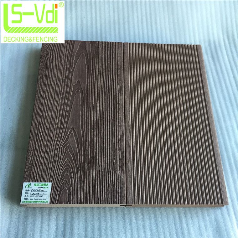 UV Proof wpc tiles floor wood flooring wood plastic composite decking for terrace