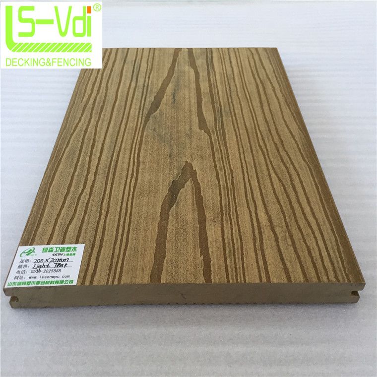 Fire proof wood plastic composite tile wpc teak wood tiles floor