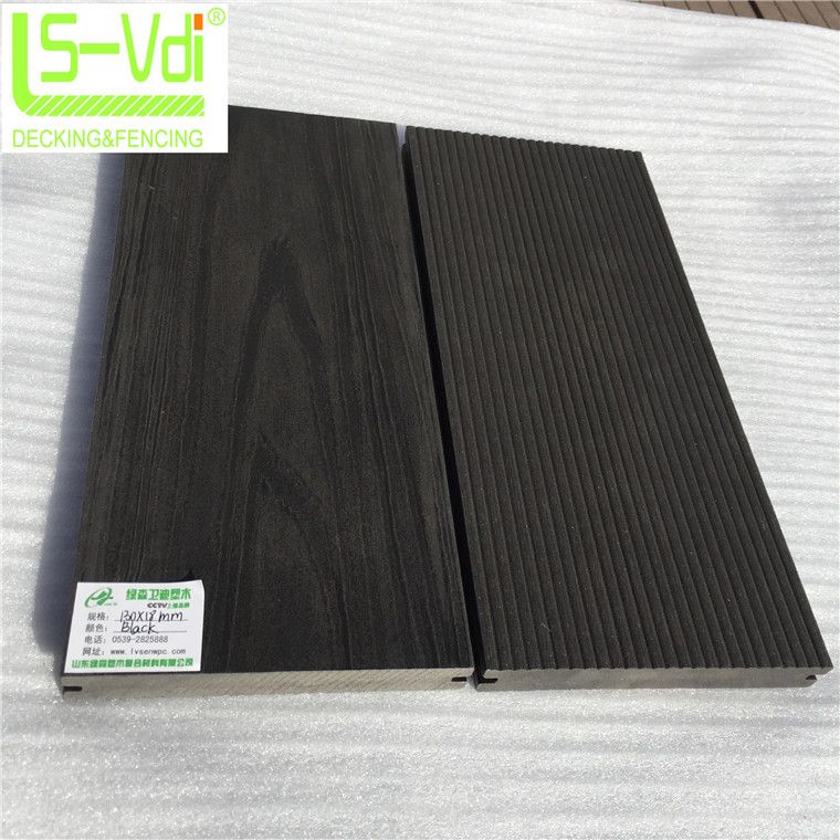 Terrace surface shielded wood plastic comosite flooring wpc garden landscape decking