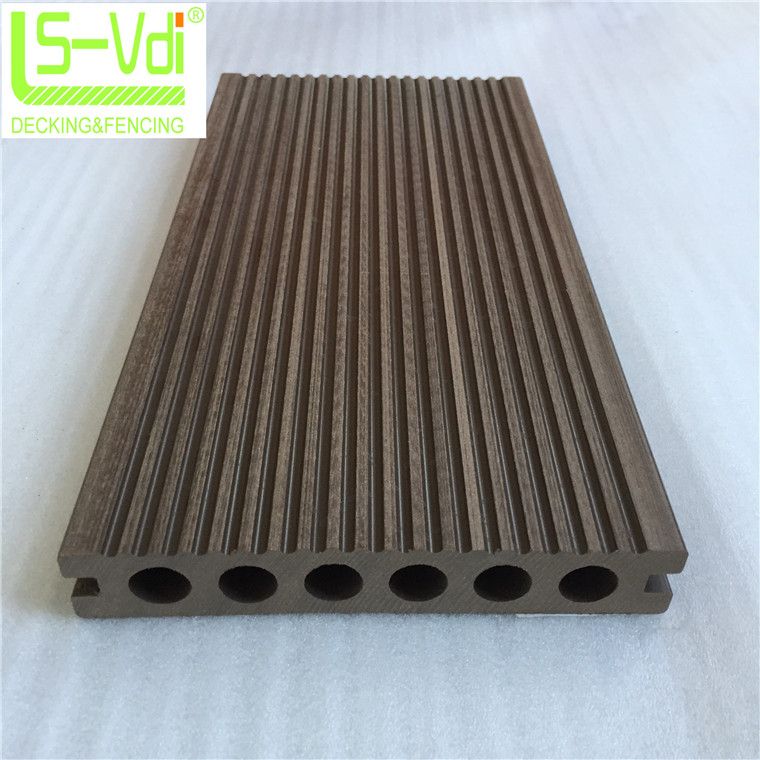 No color fading wood plastic composite decking solid garden wood floor supply deck