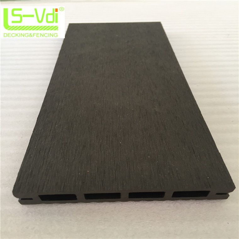 150*25mm wood plastic composite flooring wood tile board for home and garden