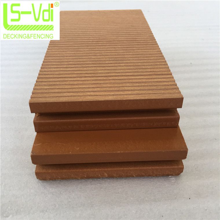 UV proof wood plastic wpc floor composite decking for garden greenhouse planks