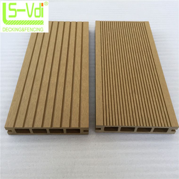 Easy installation wood plastic composite flooring wood tile fire board