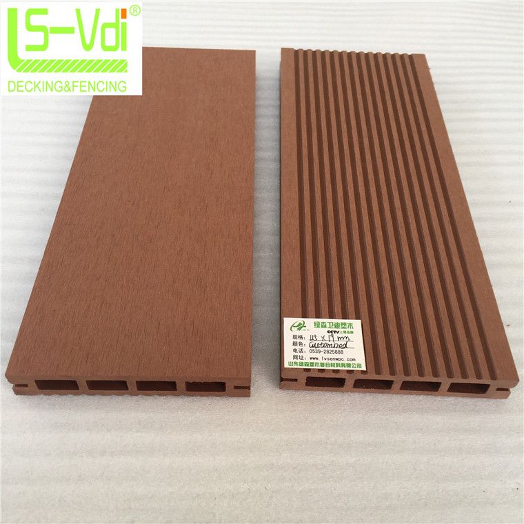 UV-resistant wood plastic composite floor wooden flooring for garden landscape