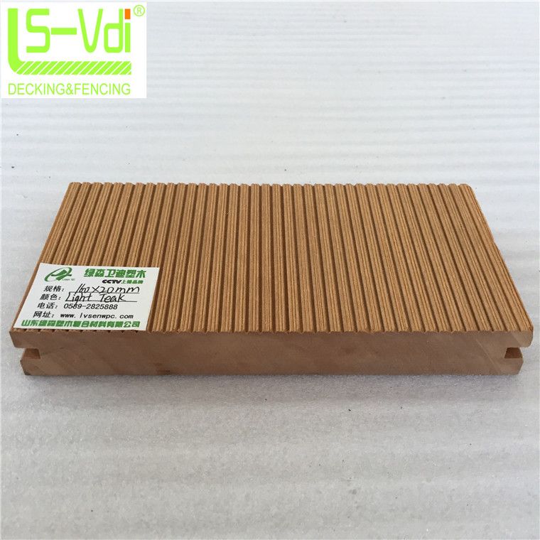 UV proof wood plastic wpc floor composite decking for garden greenhouse planks