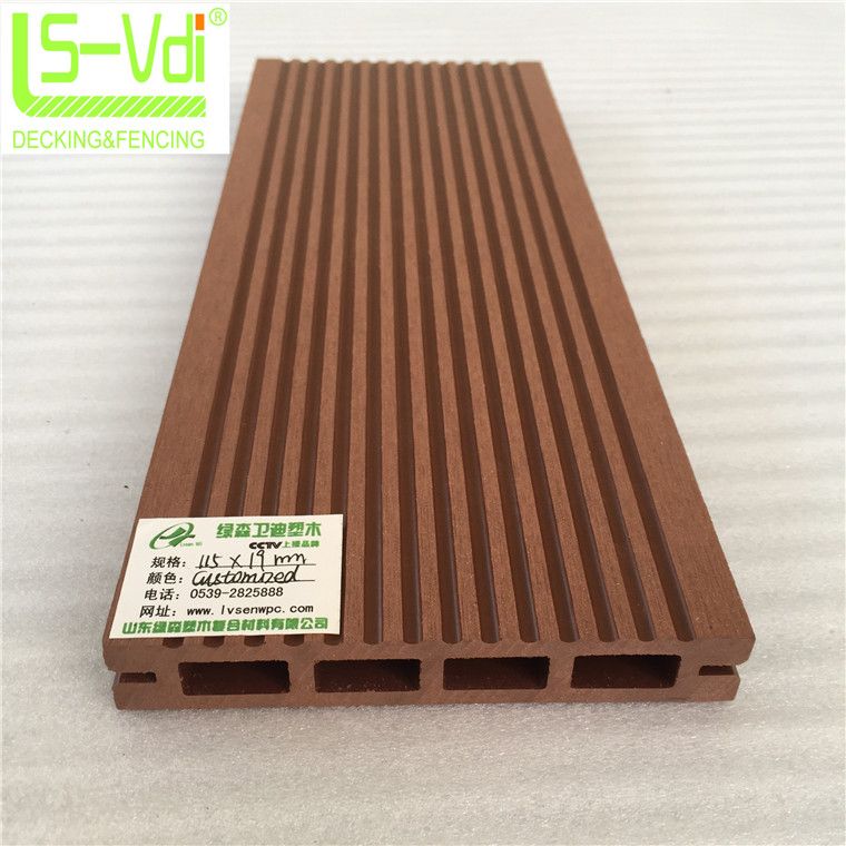 UV-resistant wood plastic composite floor wooden flooring for garden landscape