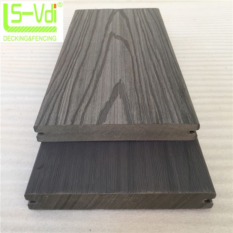 Coextrusion wood composite flooring wpc tile for garden supply