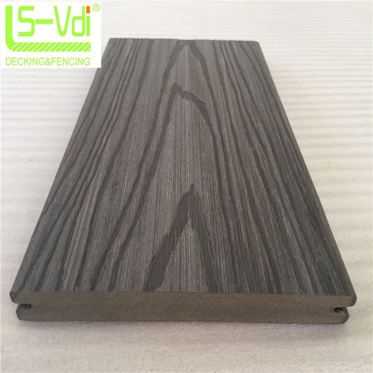 Coextrusion wood composite flooring wpc tile for garden supply