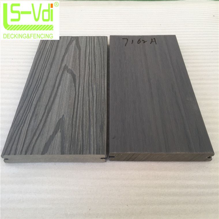 Coextrusion wood composite flooring wpc tile for garden supply