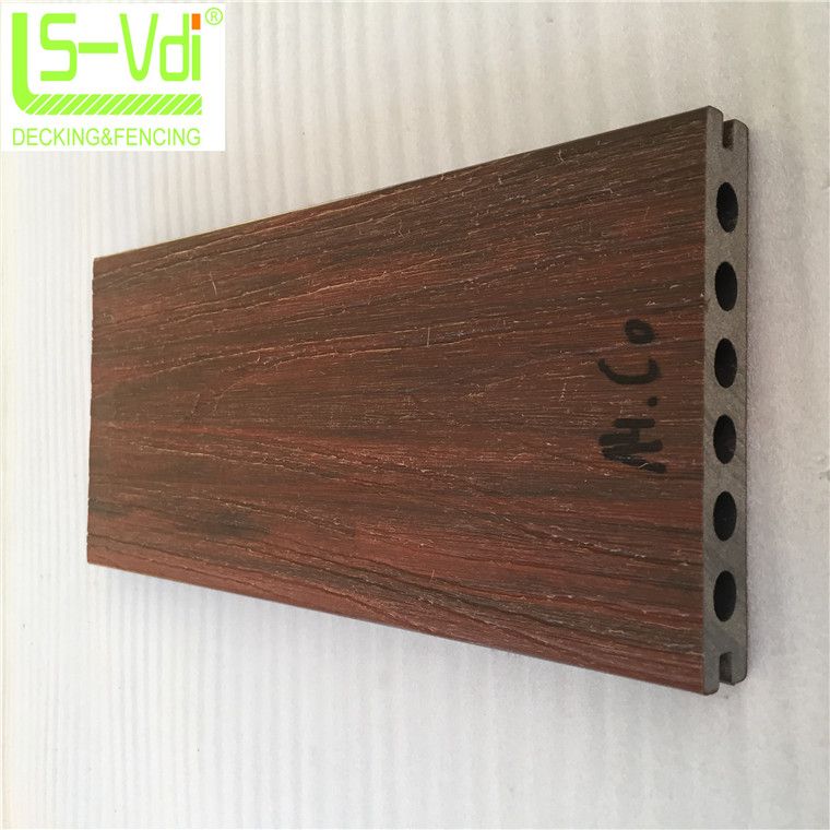 High ended wood plastic deck materials flooring pine wood