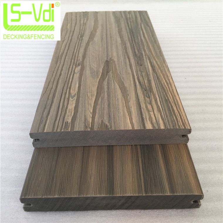 Surface shielded wood plastic composite wpc floor tile for outdoor swimming pool