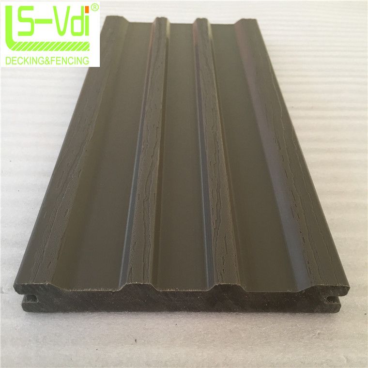 140*22mm wood plastic composite flooring panel tile for garden supply
