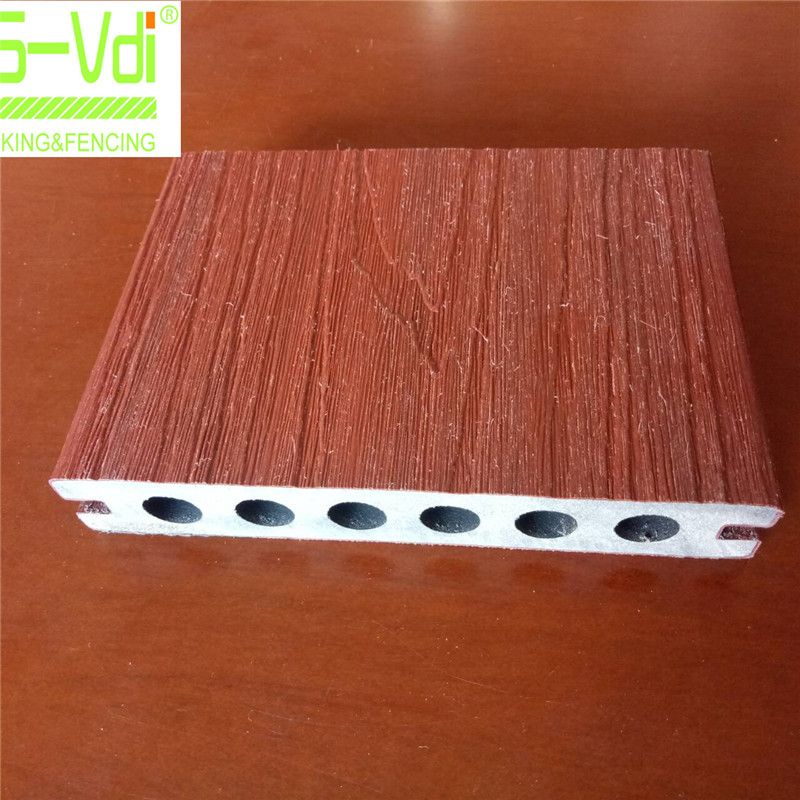 3D wood plastic composite decking floor wooden flooring for garden supply