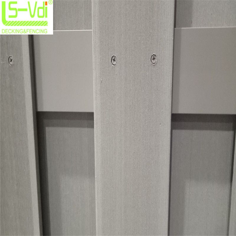 Rot resistant inserting wooden fence panels cheap wood fence with aluminium post