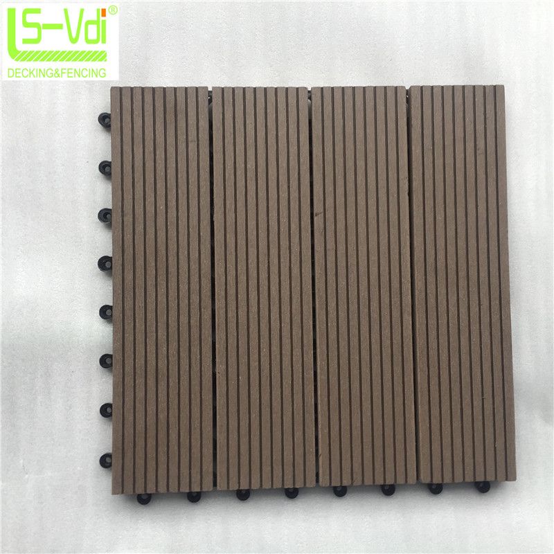 UV-resistant 3D wood plastic composite flooring floor tile