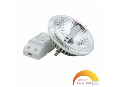 Dim TO Warm LED AR111 G53 Lanps with Driver COB Reflector 2200-2800K RE1501DTW