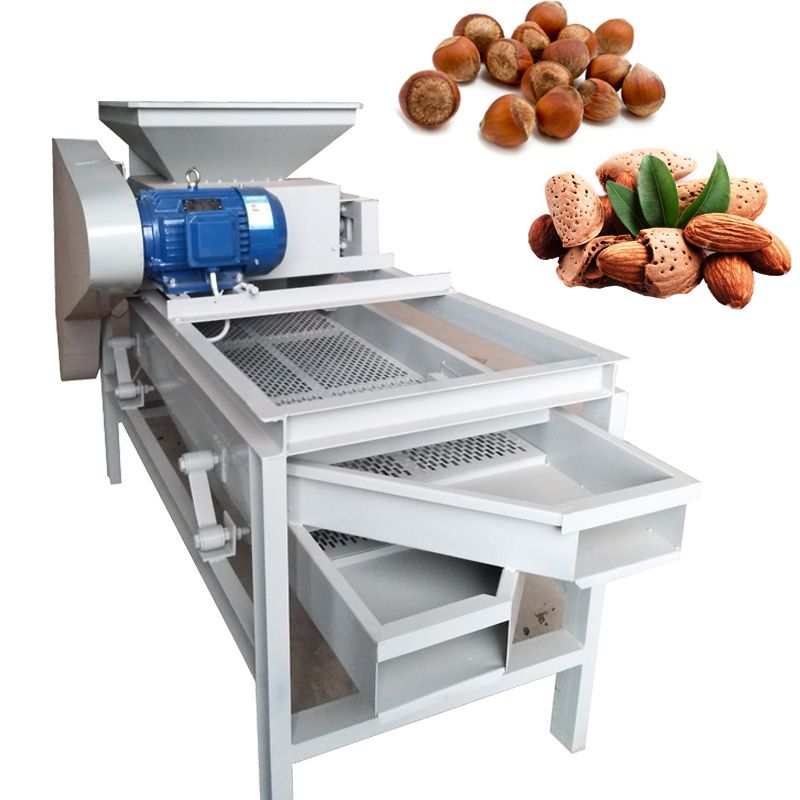 Castor Seed Hazelnut Peeling Shelling Machine