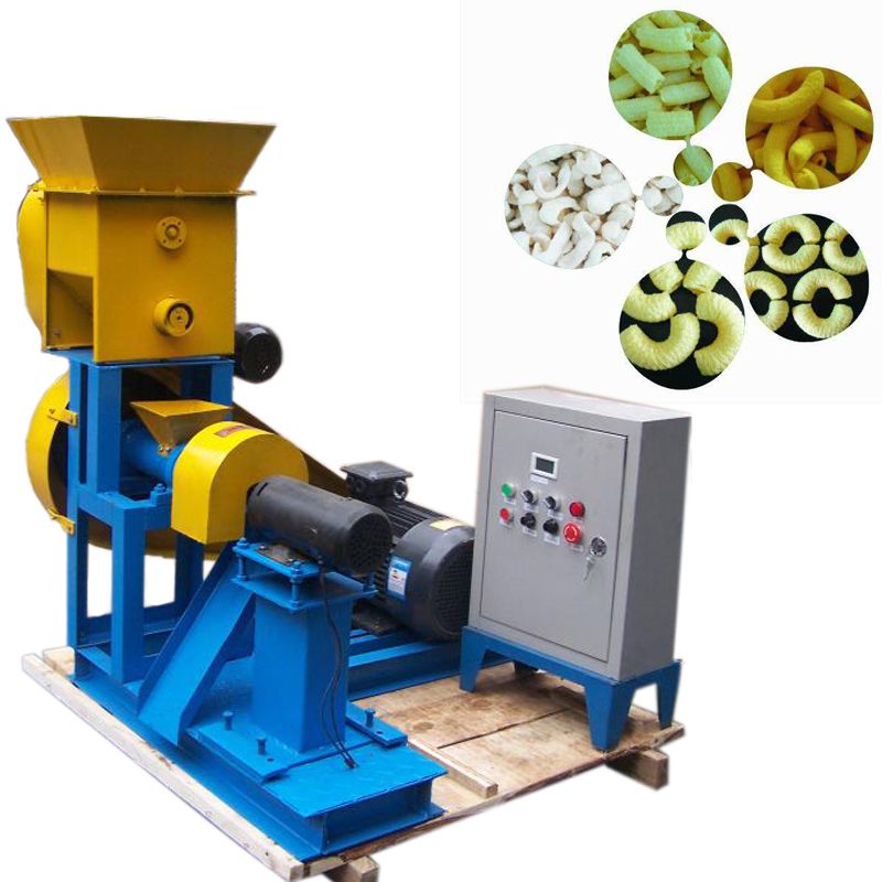 Industrial Automatic Flavoured Puffed Corn Filled Snacks Making Machin
