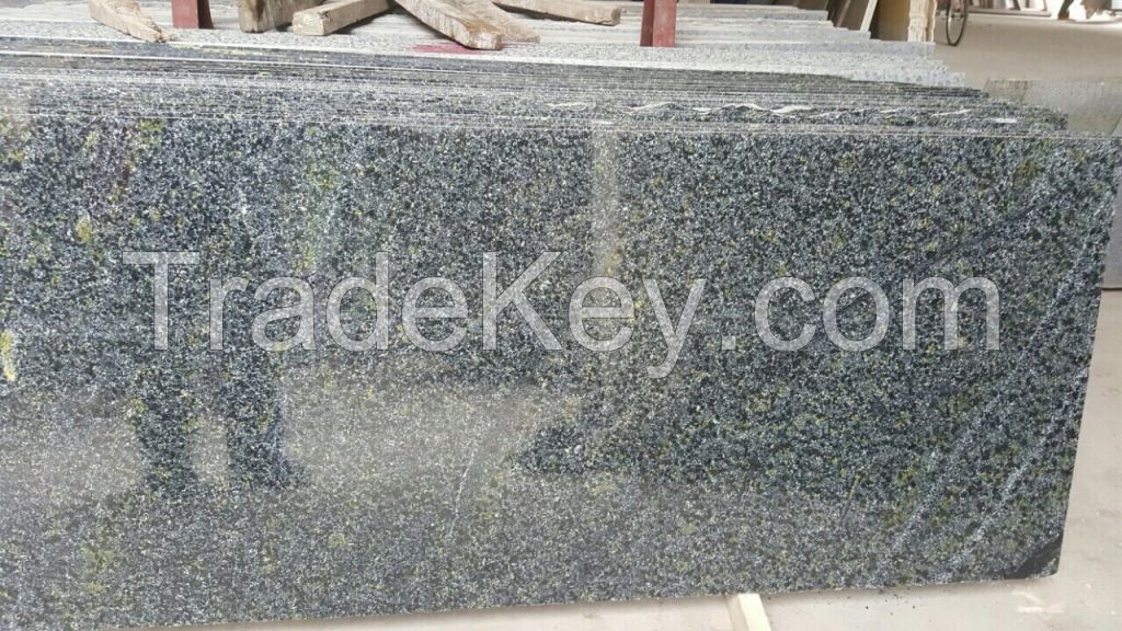 Polished Black Natural Granite with Yellow Spotted (DAV)
