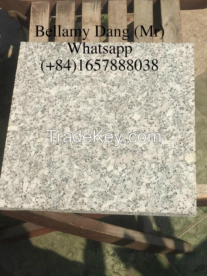 White Granite top surface flamed(SL1)