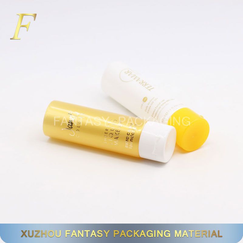 10 year experience PE extruded plastic hot stamping tube packaging, squeeze cosmetic tube