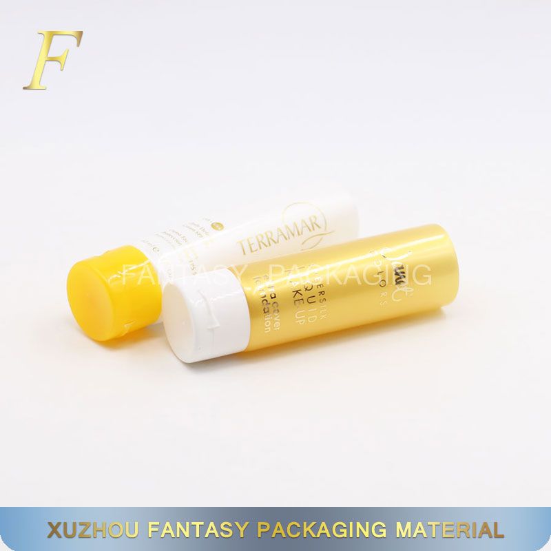 10 year experience PE extruded plastic hot stamping tube packaging, squeeze cosmetic tube