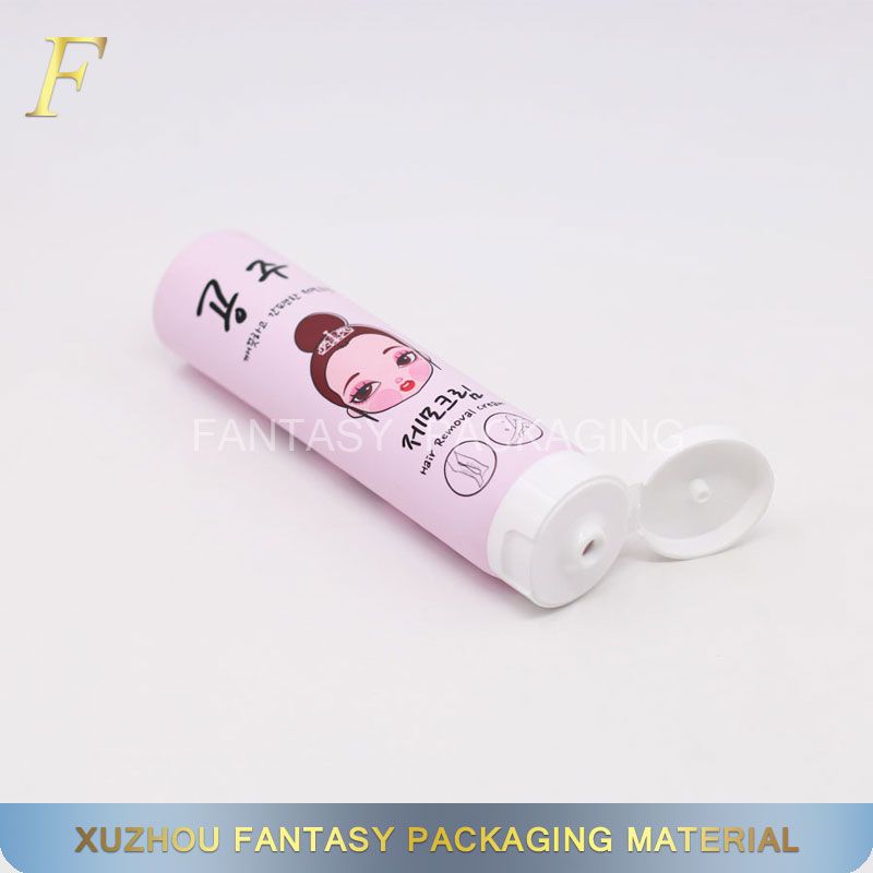 professional Supplier PE Cosmetic Tube, Plastic Matte Surface Cosmetic Packaging Tube with Flip Top Cap