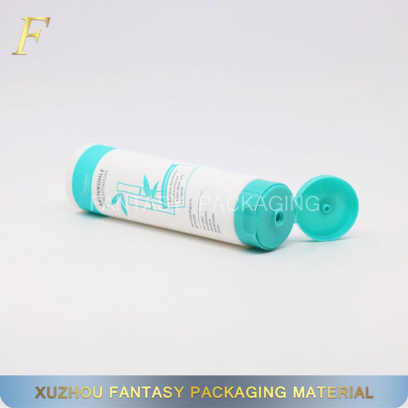 diameter 45mm 50mm matte fancy tube PE plastic hand cream cosmetic tube packaging with flip top cap